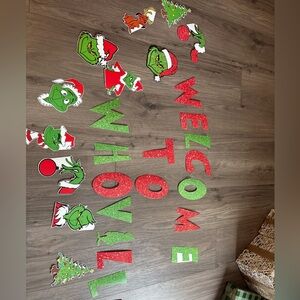 The Grinch Welcome to Whoville banner brand new
